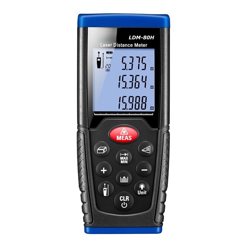 Laser Distance Meter 100M - Tragbarer Infrarot-Laser-Entfernungsmesser LDM100H, 100M Laser-Entfernungsmessgerät, Handgehaltener