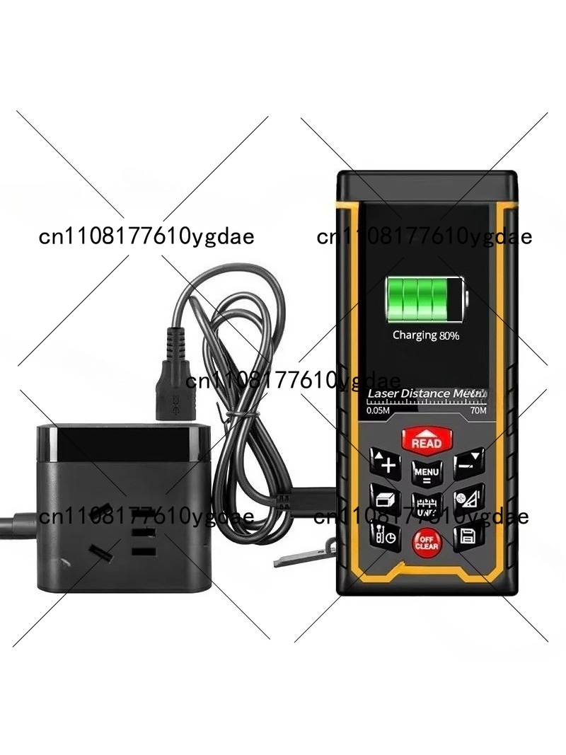 Laser Distance Meter With Bubble Level - Digitaler Laser-Infrarot-Entfernungsmesser 394ft / 120m mit