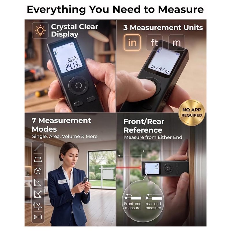 ABEZ Mini-Lasermessgerät im Ta – Mini Laser Measure Keychain Bewertung und Preis