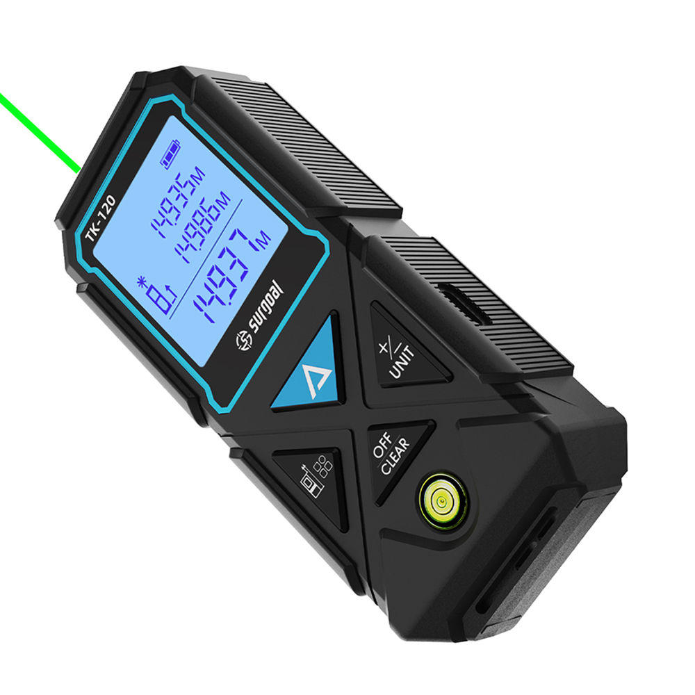 120m Typ-C Wiederaufladbarer L – Laser Distance Meter With Bubble Level Bewertung und Preis