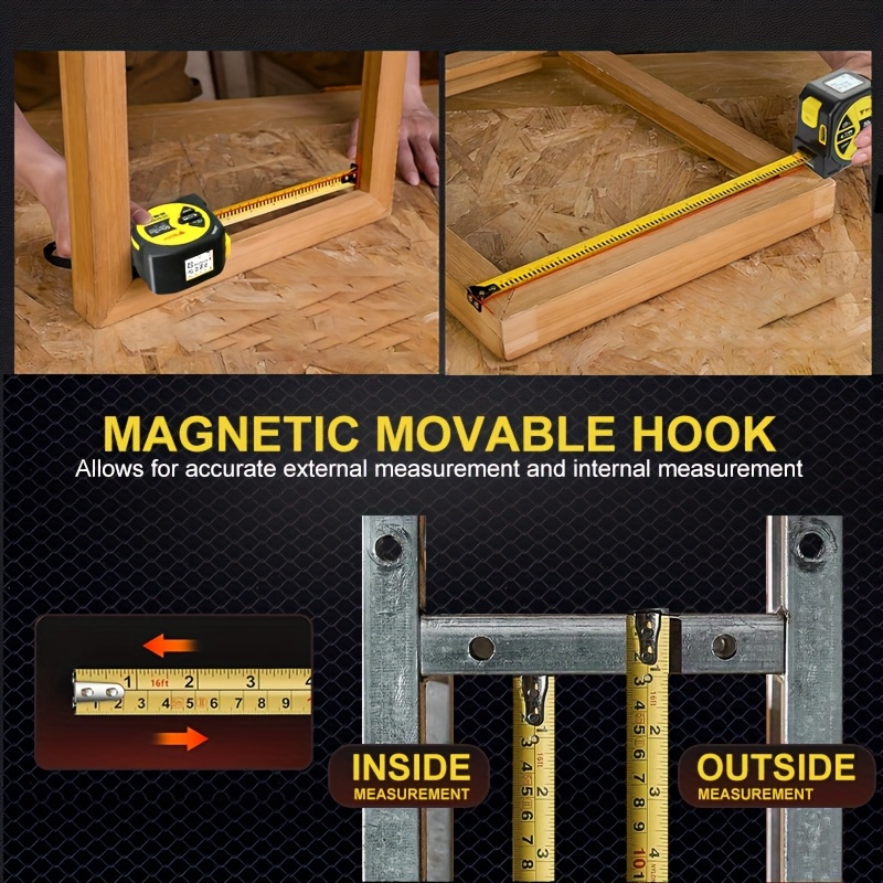 Laser-Maßband, hochpräzise mul – Digital Tape Measure 5M Laser Bewertung und Preis