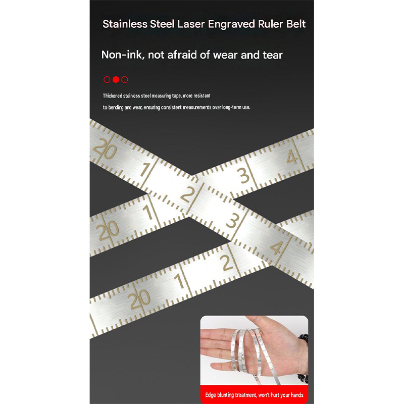 Neues 5-teiliges 2m Edelstahl- – Mini Laser Measure Keychain Bewertung und Preis