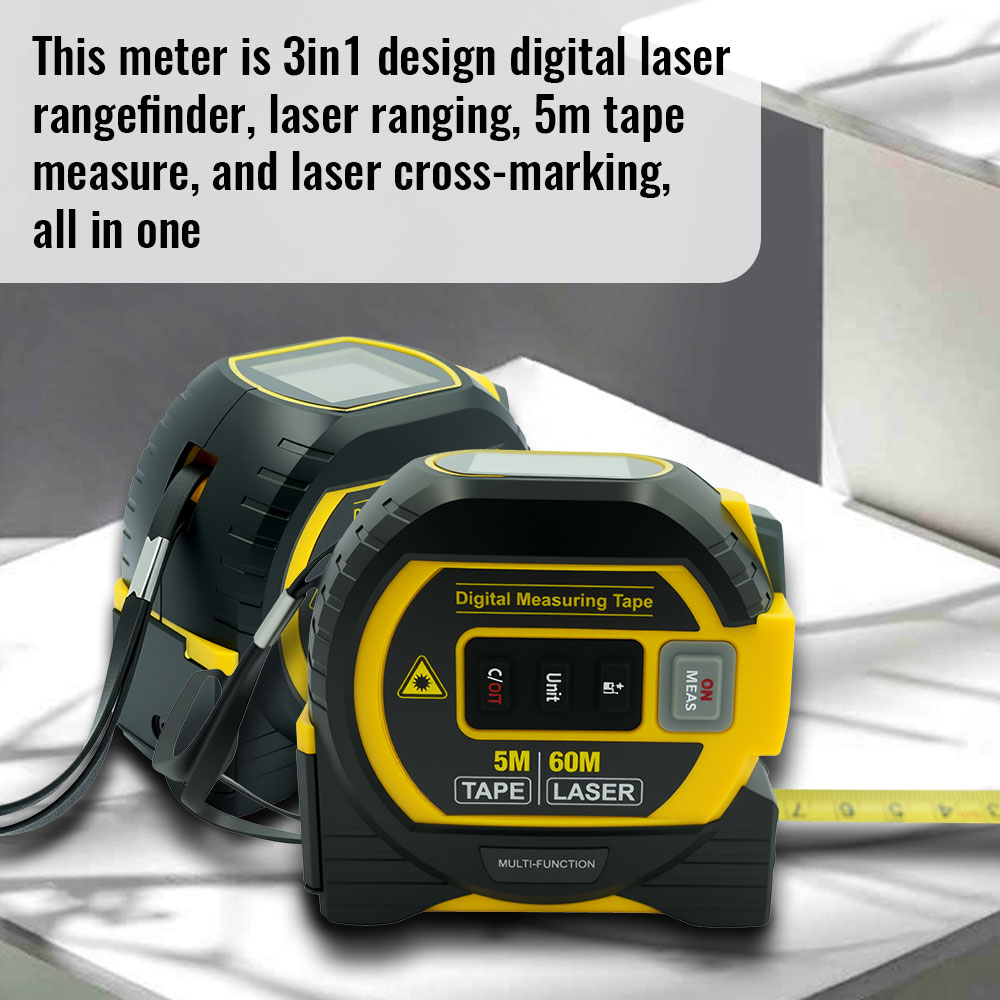 2026 Neues Laser-Maßband 3-in- – Digital Tape Measure 5M Laser Bewertung und Preis