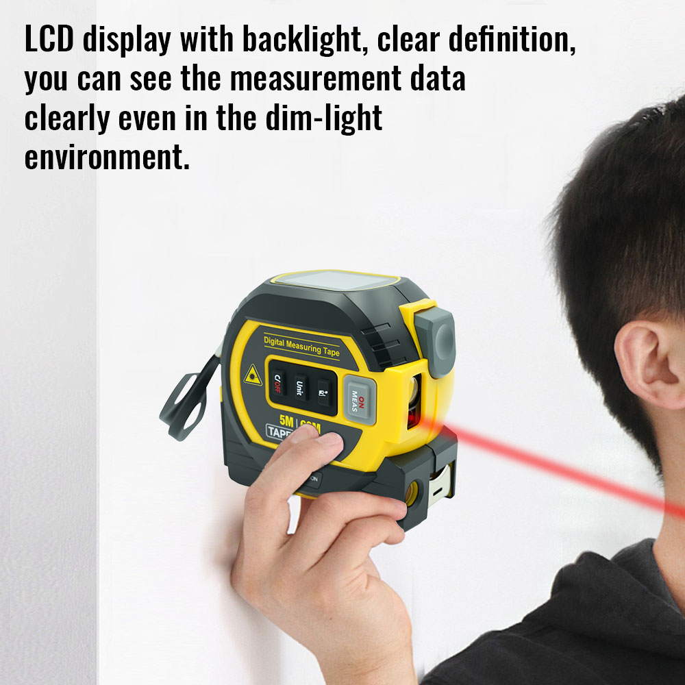 2026 Neues Laser-Maßband 3-in- – Digital Tape Measure 5M Laser Bewertung und Preis