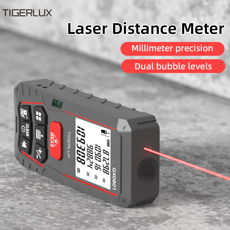 TIGERLUX GX0801 Handgehaltener – Laser Distance Meter With Bubble Level Bewertung und Preis