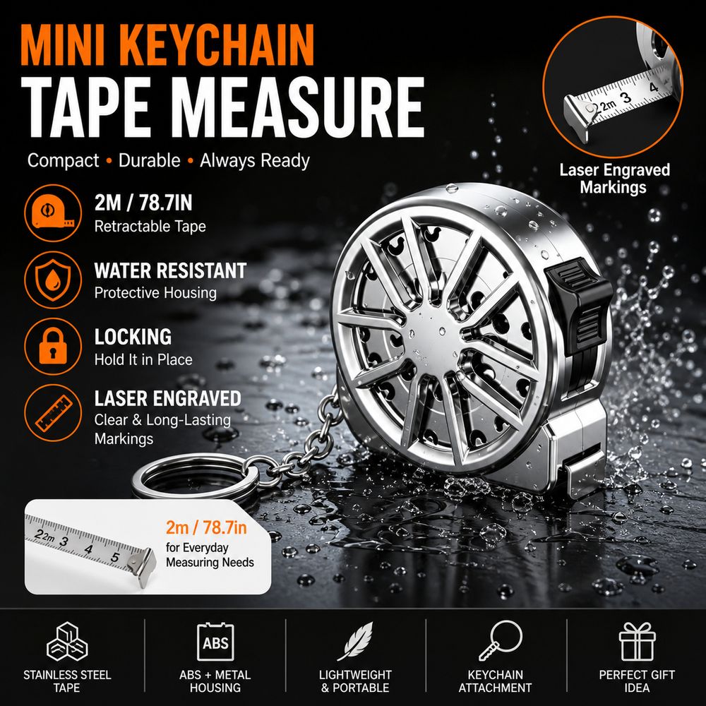 2M Schlüsselanhänger-Maßband,  – Mini Laser Measure Keychain Bewertung und Preis
