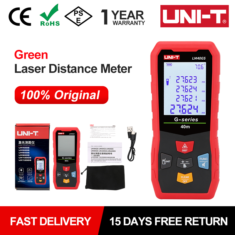 UNI-T 40 m grüner Laser-Entfer – Laser Distance Meter 100M Bewertung und Preis