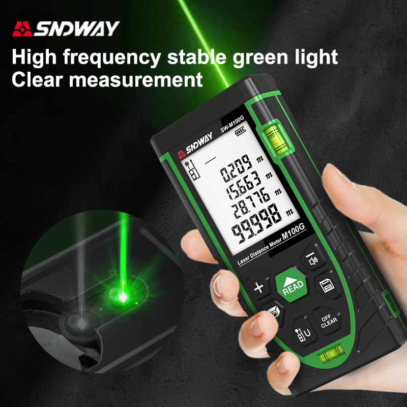 SNDWAY Laser-Entfernungsmesser – Laser Distance Meter With Bubble Level Bewertung und Preis