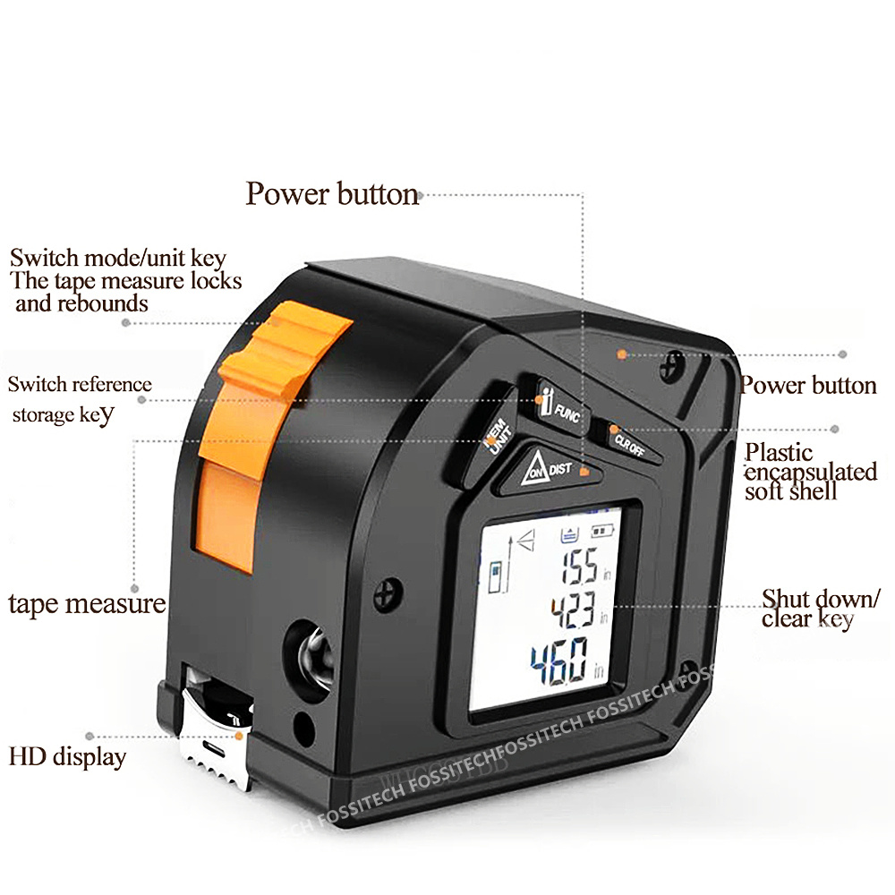 Elektronischer digitaler Laser – Digital Tape Measure 5M Laser Bewertung und Preis
