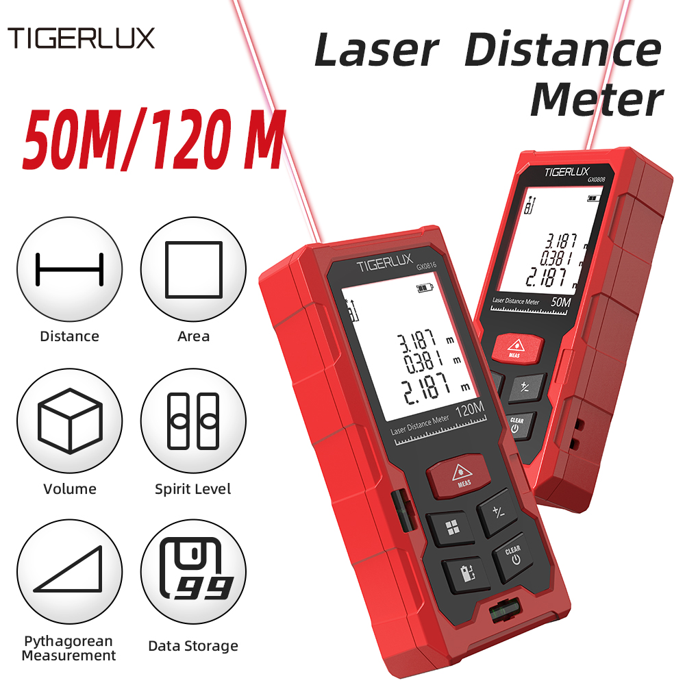 Laser-Entfernungsmesser 50M 12 – Laser Distance Meter With Bubble Level Bewertung und Preis
