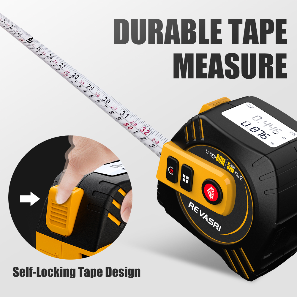 REVASRI Laser-Maßband, 2-in-1- – Laser Distance Meter 2 In 1 Tape Bewertung und Preis