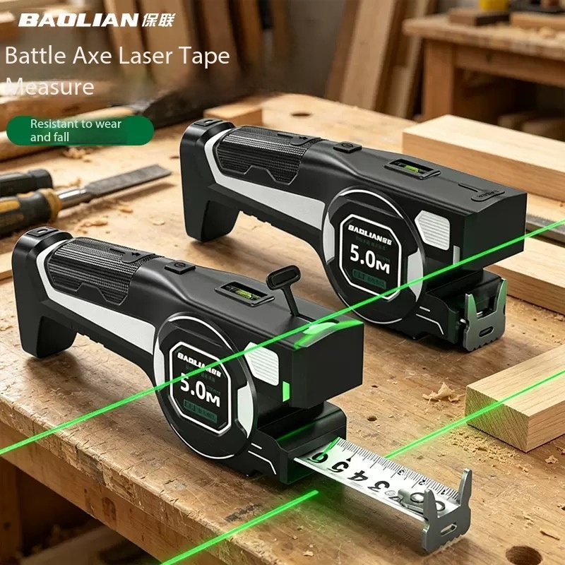 Drei-in-eins-Digitalanzeige-La – Digital Tape Measure 5M Laser Bewertung und Preis