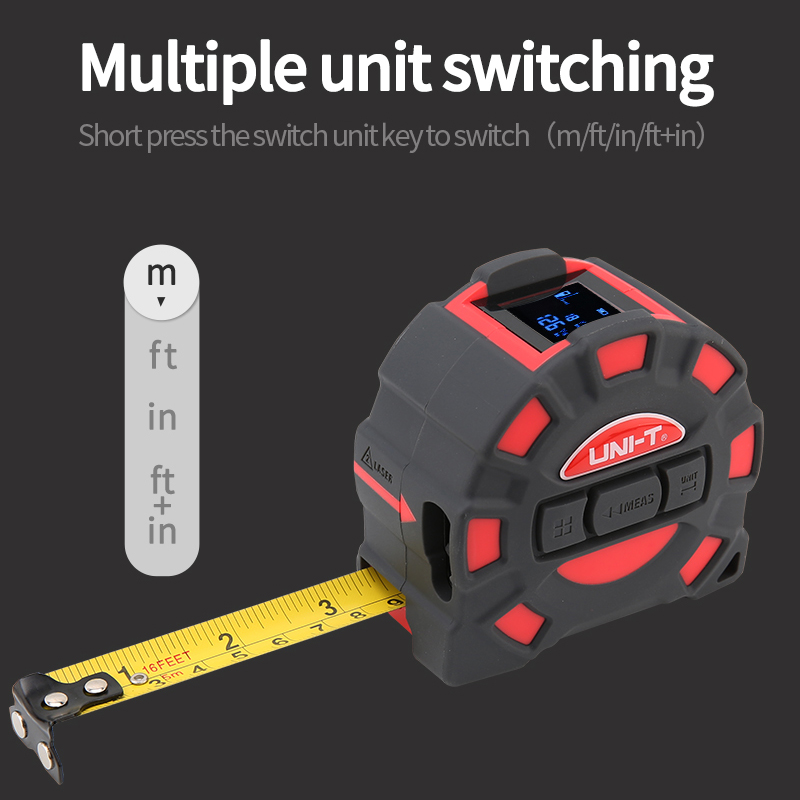 UNI-T LM50T LM60T Laser-Entfer – Laser Distance Meter 2 In 1 Tape Bewertung und Preis